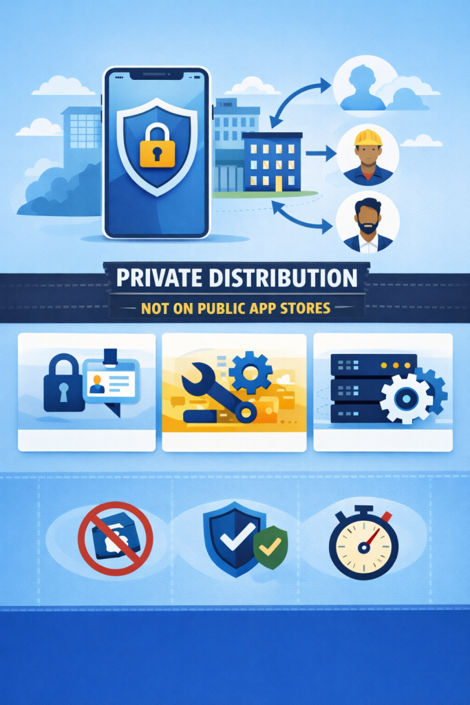 In-house App Distribution illustration